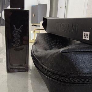 Yves Saint Laurent Black Men's Cologne + Bag
